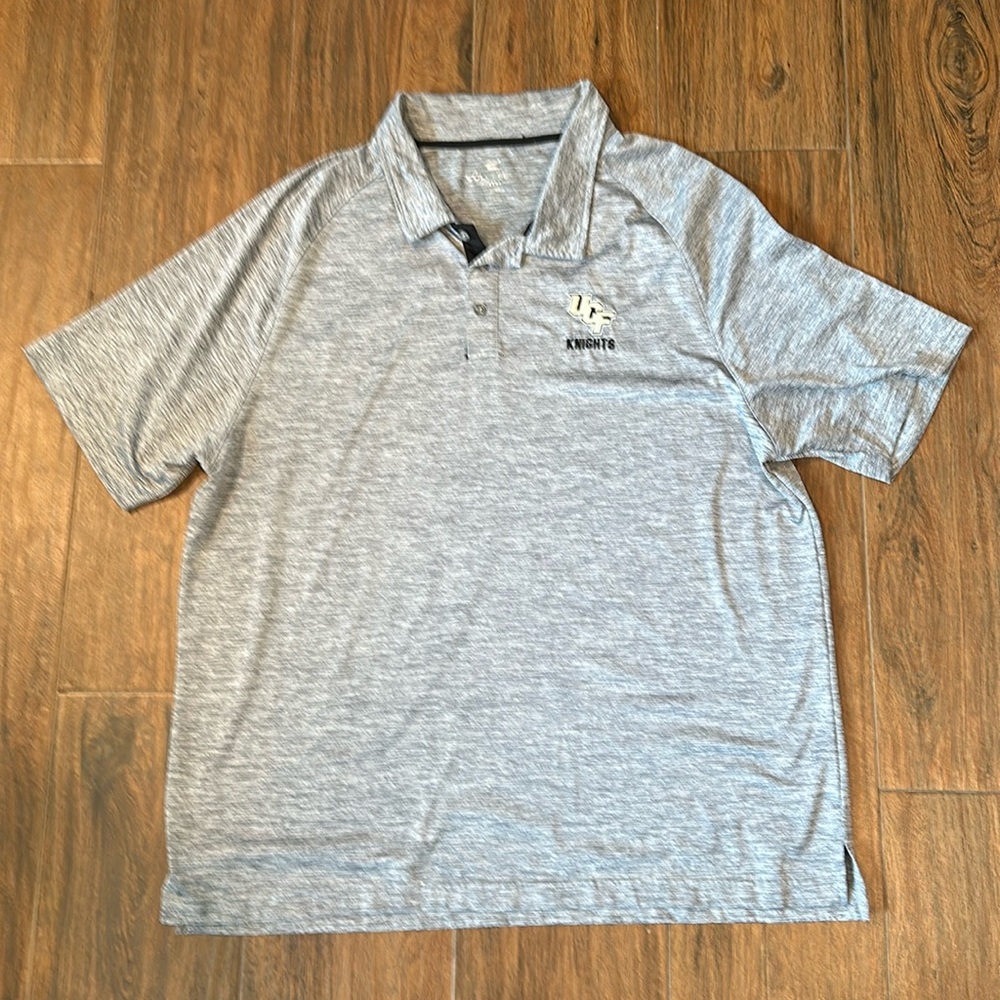 NWOT Colosseum XXL UCF gray polo